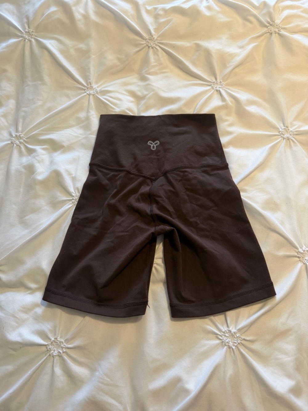 brown tna biker shorts